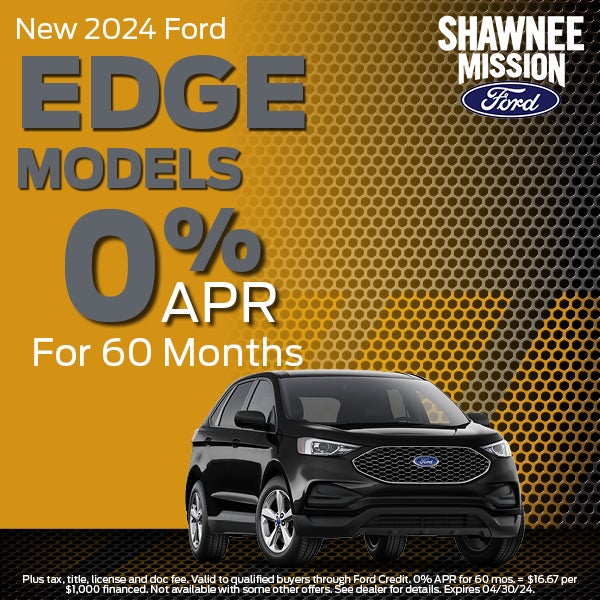 2024 Ford Edge 0% APR 60 months